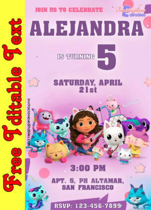 Free Gender Reveal Invitation to edit