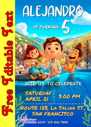 Free Luca Invitation to edit
