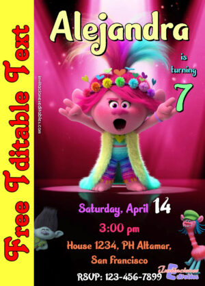 Free Trolls Invitation to edit