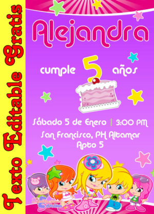 Invitación de Pinypon para editar