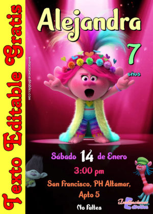 Invitación de Trolls para editar