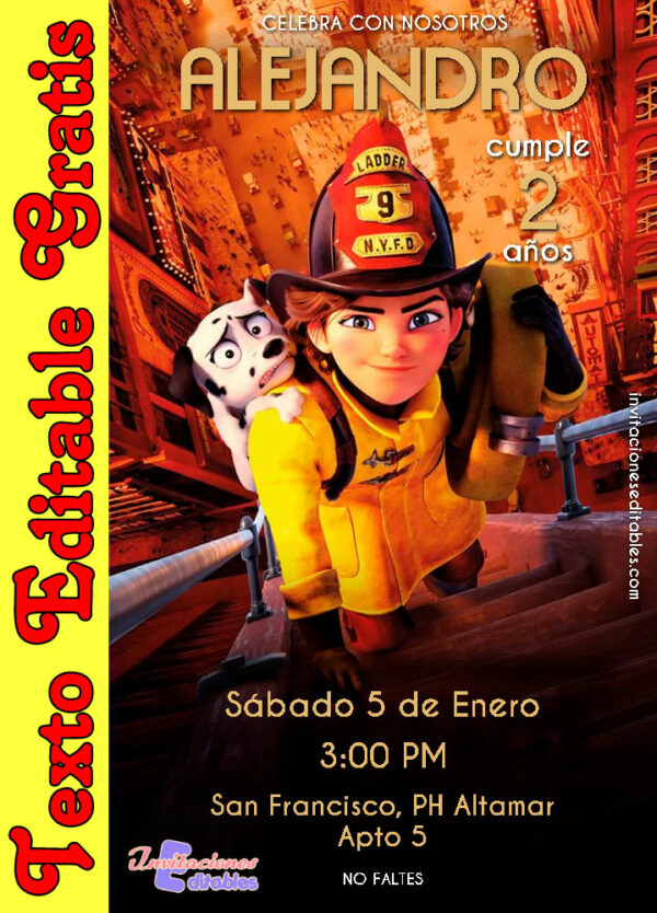 Invitación de Fireheart para editar